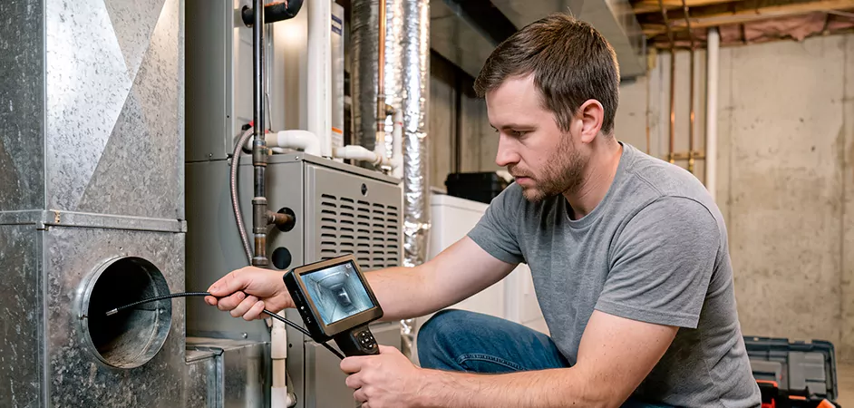 Air Duct Camera Inspection in Greenbelt, MD