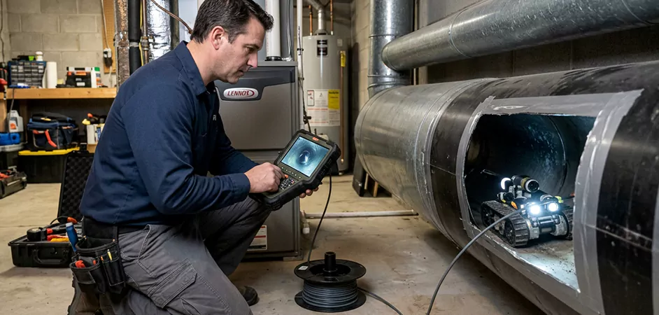 Robotic Duct Inspection in Greenbelt, MD