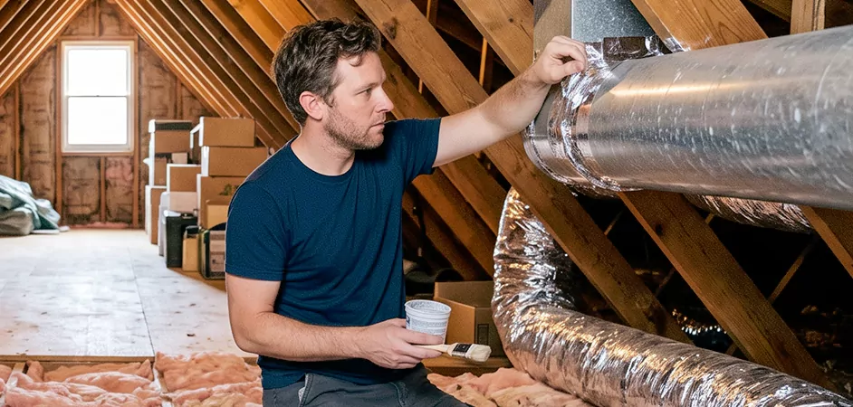 Duct Board Leak Repair in Greenbelt