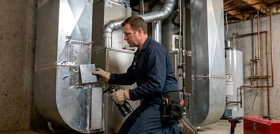 Supply and Return Plenum Repair in Greenbelt