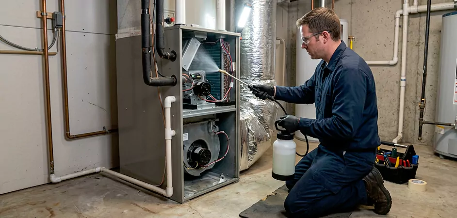 Air Handler Antimicrobial Treatment in Greenbelt