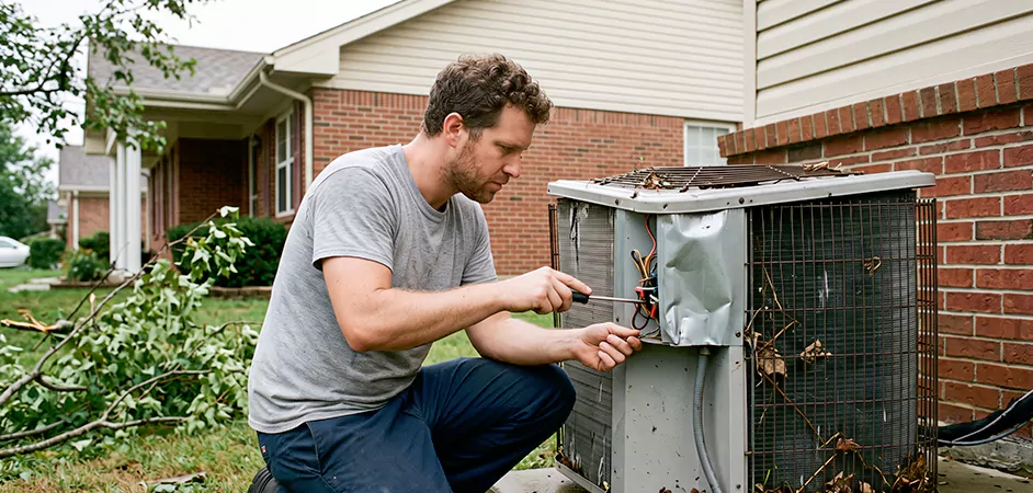 Storm Damage HVAC Restoration in Greenbelt