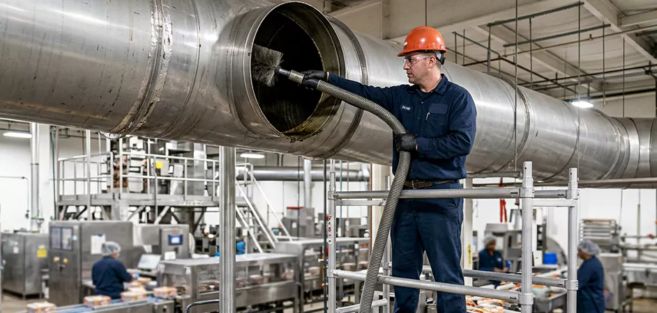 Food Processing Facility Duct Cleaning in Greenbelt