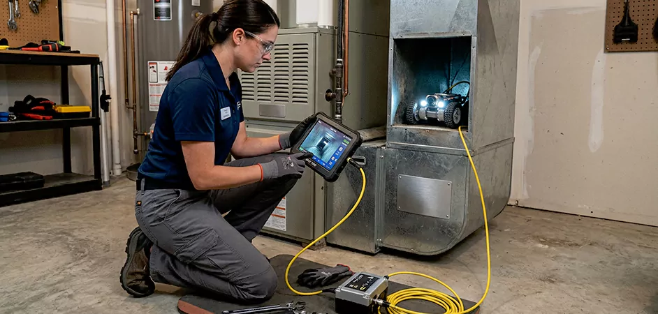 Robotic Duct Inspection in Greenbelt